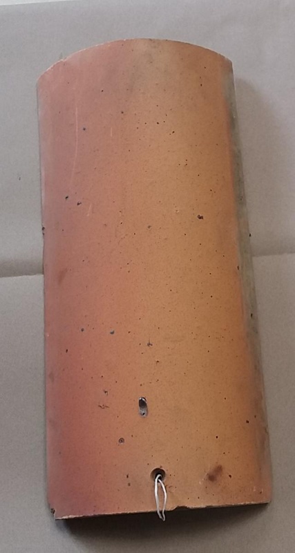 Roof tile; New Zealand Brick Tile & Pottery Company; Circa 1930; 2015.1.167