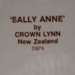Child's bread and butter plate - Sally Anne pattern; Crown Lynn Potteries Limited; 1982-1988; 2008.1.507