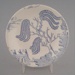 Butter pat - Willow pattern; Crown Lynn Potteries Limited; 1968-1980; 2008.1.1950