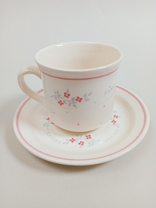 Cup and Saucer - 54200; Crown Lynn Potteries Limited; 1980s; 2016.48.5