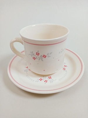 Cup and Saucer - 54200; Crown Lynn Potteries Limited; 1980s; 2016.48.5