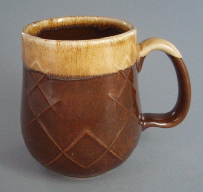 Mug - banded; Titian Potteries (1965) Limited; 1974-1980; 2008.1.1816