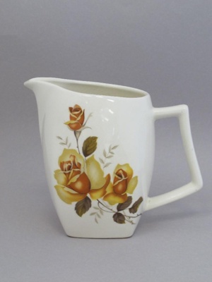 Jug - floral; Titian Potteries (1965) Limited; 1971-1979; 2015.24.30