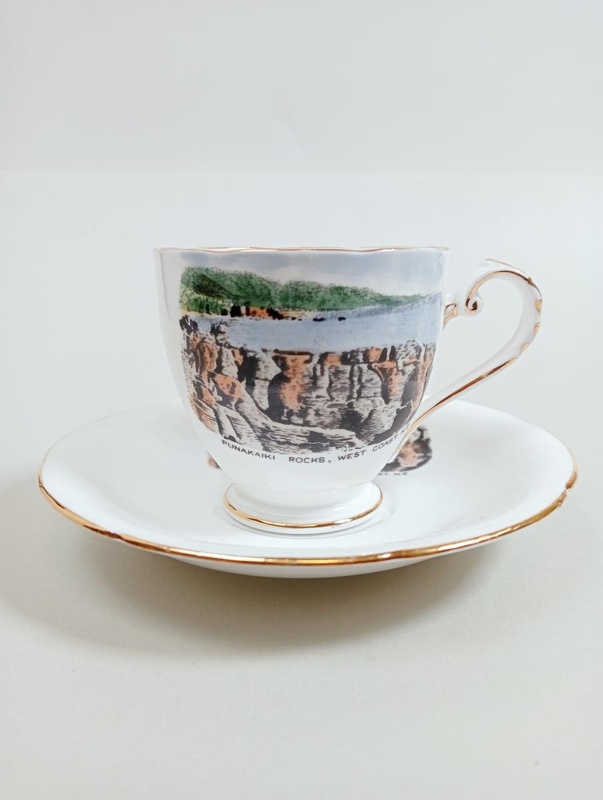 Cup and Saucer - Royal Grafton Souvenir Ware; Crown Lynn Potteries Limited; 1968-1985; 2016.48.109