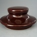 Coffee pot and lid; Titian Potteries (1965) Limited; 1977-1980; 2008.1.722.1-2