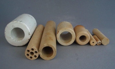 Electrical insulators; Crown Lynn Technical Ceramics Limited; 1940-1980; 2010.1.2.1-8