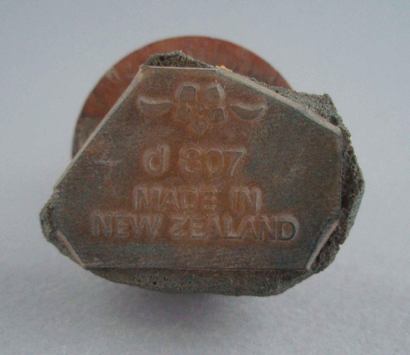 Backstamp - d.807; Crown Lynn Potteries Limited; 1982-1985; 2008.1.2100