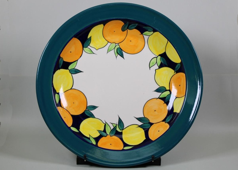 Platter - Citrus; Studio Ceramics NZ Ltd; 2017.1.251