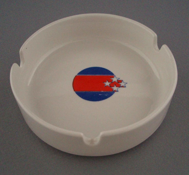 Ashtray - 1990 Commonwealth Games; Crown Lynn Potteries Limited; 1989-1990; 2009.1.233
