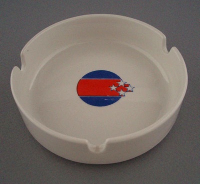 Ashtray - 1990 Commonwealth Games; Crown Lynn Potteries Limited; 1989-1990; 2009.1.233