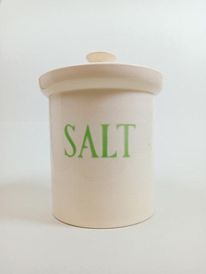 Salt Jar; Crown Lynn Potteries Limited; 1950s-1960s; 2024.1.5