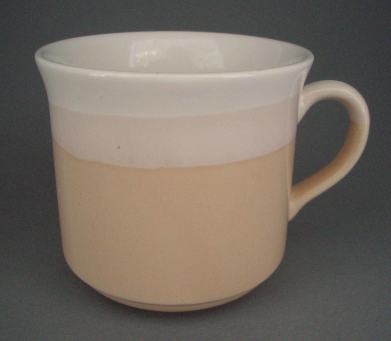 Cup - banded; Crown Lynn Potteries Limited; 1984-1989; 2008.1.1730