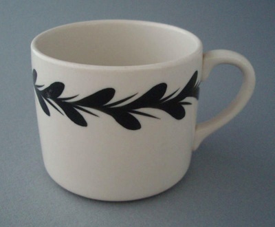 Coffee cup - Allegro pattern; Crown Lynn Potteries Limited; 1963-1968; 2008.1.1849