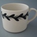 Coffee cup - Allegro pattern; Crown Lynn Potteries Limited; 1963-1968; 2008.1.1849