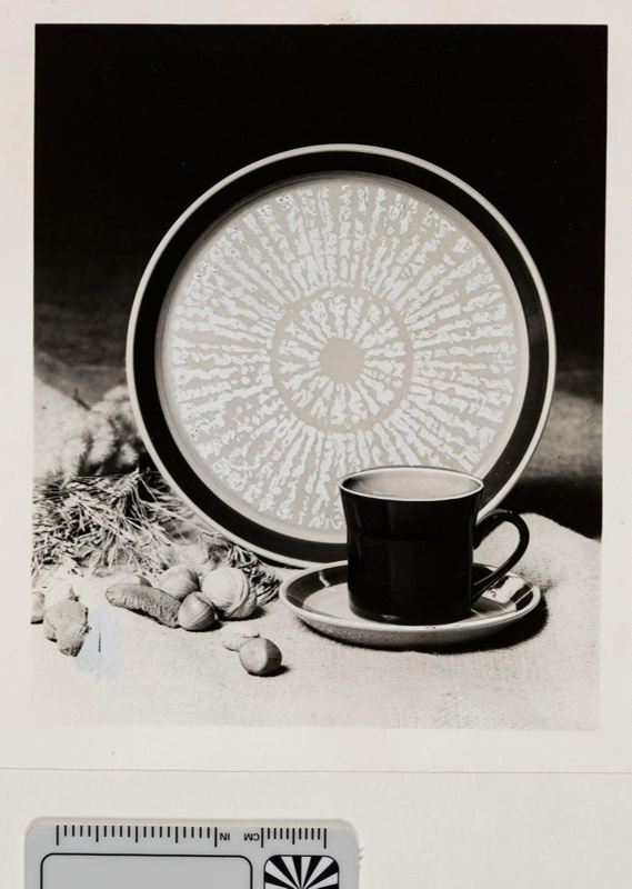 Contact proof - Radiance, cup saucer and plate; 2008.1.2935 Contact proof - Radiance, cup saucer and plate; 2008.1.2935