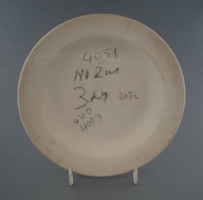 Bowl - bisque; Crown Lynn Potteries Limited; 1977-1989; 2009.1.1303