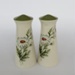 Salt and pepper shakers - Shasta Daisy pattern; Crown Lynn Potteries Limited; 1963-1970; 2016.48.23