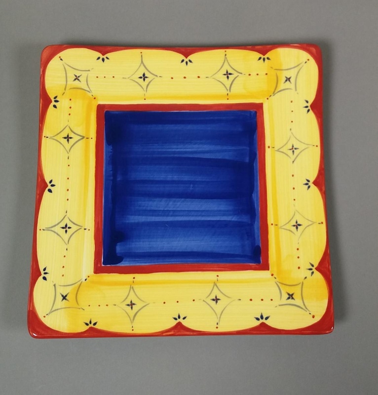 Platter - Morocco pattern; Studio Ceramics NZ Ltd; 1999-2001; 2017.1.30