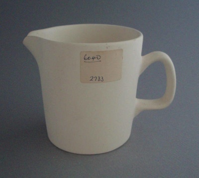 Jug - bisque; Crown Lynn Potteries Limited; 1976-1986; 2009.1.97