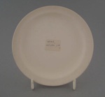 Bread and butter plate - bisque; Crown Lynn Potteries Limited; 1976-1989; 2009.1.280