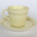 Cup and saucer - Starline pattern; Crown Lynn Potteries Limited; 1961-1965; 2016.48.93