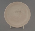 Bread and butter plate - bisque; Crown Lynn Potteries Limited; 1976-1989; 2009.1.281