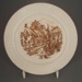 Bread and butter plate - Tradition pattern; Crown Lynn Potteries Limited; 1969-1989; 2008.1.1486