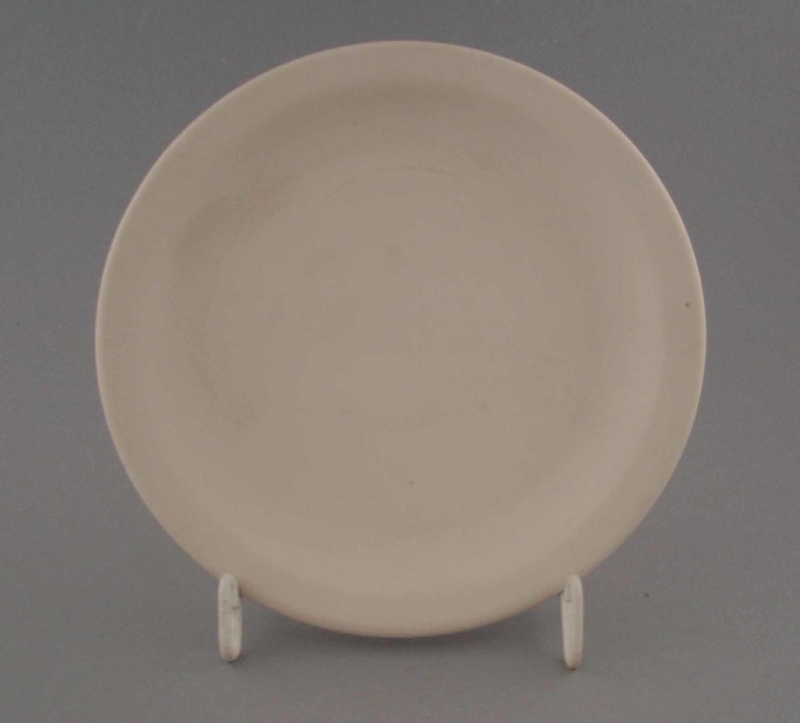 Bread and butter plate - bisque; Crown Lynn Potteries Limited; 1970-1989; 2009.1.269