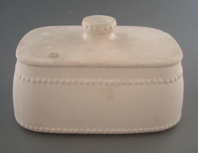 Plaster model - butter dish lid; Titian Potteries (1965) Limited; 1978-1989; 2009.1.546