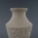 Leaf spray vase - bisque; Crown Lynn Potteries Limited; 1965-1979; 2009.1.325