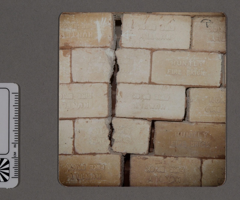 Photograph - Detail of Kiln Wall of Huntly Fire Bricks; 1981-1982; 2008.1.3133