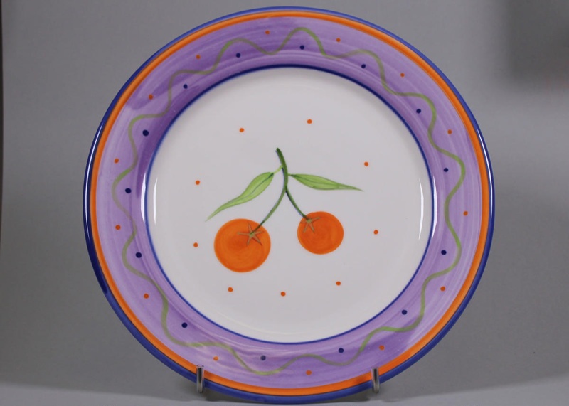 Dinner plate; Studio Ceramics NZ Ltd; 1991-2017; 2017.1.149