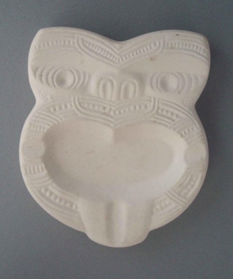 Ashtray - bisque; Crown Lynn Potteries Limited; 1980-1989; 2008.1.397