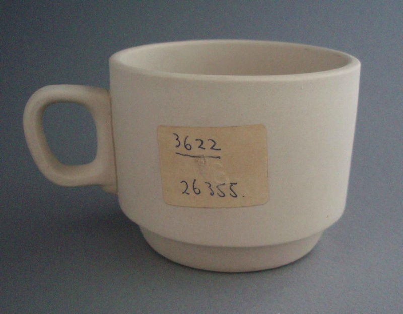 Cup - bisque; Crown Lynn Potteries Limited; 1973-1989; 2008.1.2339