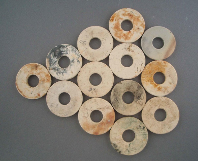 Buller's rings; Unknown; 1960-1989; 2009.1.1254.1-13 Buller's rings; Unknown; 1960-1989; 2009.1.1254.1-13