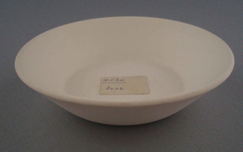 Bowl - bisque; Crown Lynn Potteries Limited; 1971-1985; 2008.1.1966