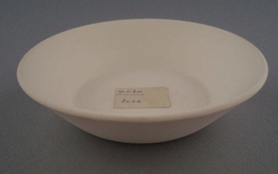 Bowl - bisque; Crown Lynn Potteries Limited; 1971-1985; 2008.1.1966