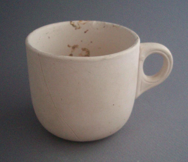 Cup - bisque; Crown Lynn Potteries Limited; 1959-1989; 2009.1.114