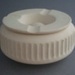 Ashtray - bisque; Crown Lynn Potteries Limited; 1969-1989; 2009.1.76.1-2
