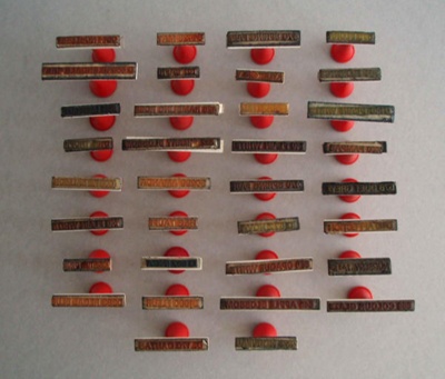 Backstamps; Vuestamp; 1983-1989; 2009.1.1202.1-34