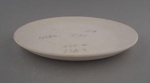 Bread and butter plate - bisque; Crown Lynn Potteries Limited; 1982-1989; 2009.1.1178