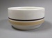 Sugar bowl - banded; Crown Lynn Potteries Limited; 1984; 2021.8.2