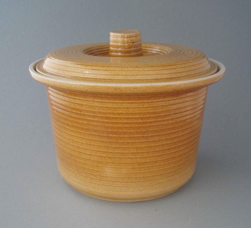 Stewpot and lid; Titian Potteries (1965) Limited; 1970-1980; 2008.1.493.1-2
