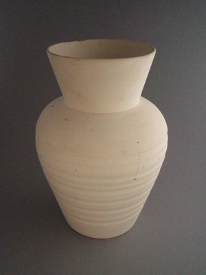 Vase - bisque; Crown Lynn Potteries Limited; 1971-1989; 2009.1.84
