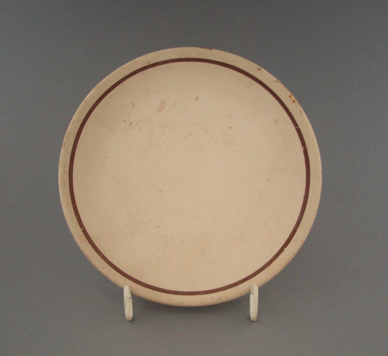 Bread and butter plate - bisque; Crown Lynn Potteries Limited; 1964-1980; 2009.1.1331