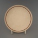 Bread and butter plate - bisque; Crown Lynn Potteries Limited; 1964-1980; 2009.1.1331