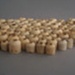 Ceramic bead insulators x 109; Crown Lynn Technical Ceramics Limited; 1940-1970; 2009.1.2009