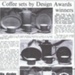 Cream jug - Time Out pattern; Crown Lynn Potteries Limited; 1967-1971; 2008.1.1139