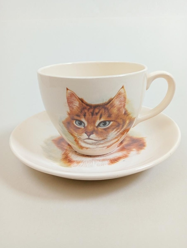Cup and Saucer - Roydon Tiny Tots; Crown Lynn Potteries Limited; 1960s; 2016.48.35
