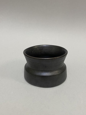 Sugar Bowl - Black Titian; Crown Lynn Potteries Limited; 1976; 2024.1.3